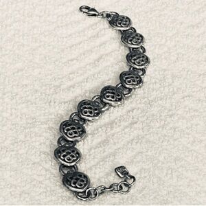 Vintage Brighton Silver Floral Bracelet silver plate classic jewelry